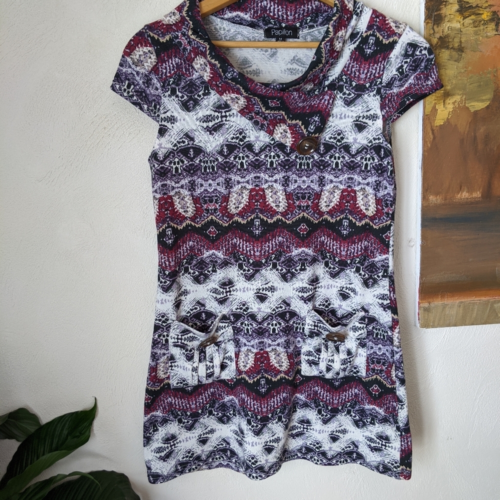 Capped sleeve tunic